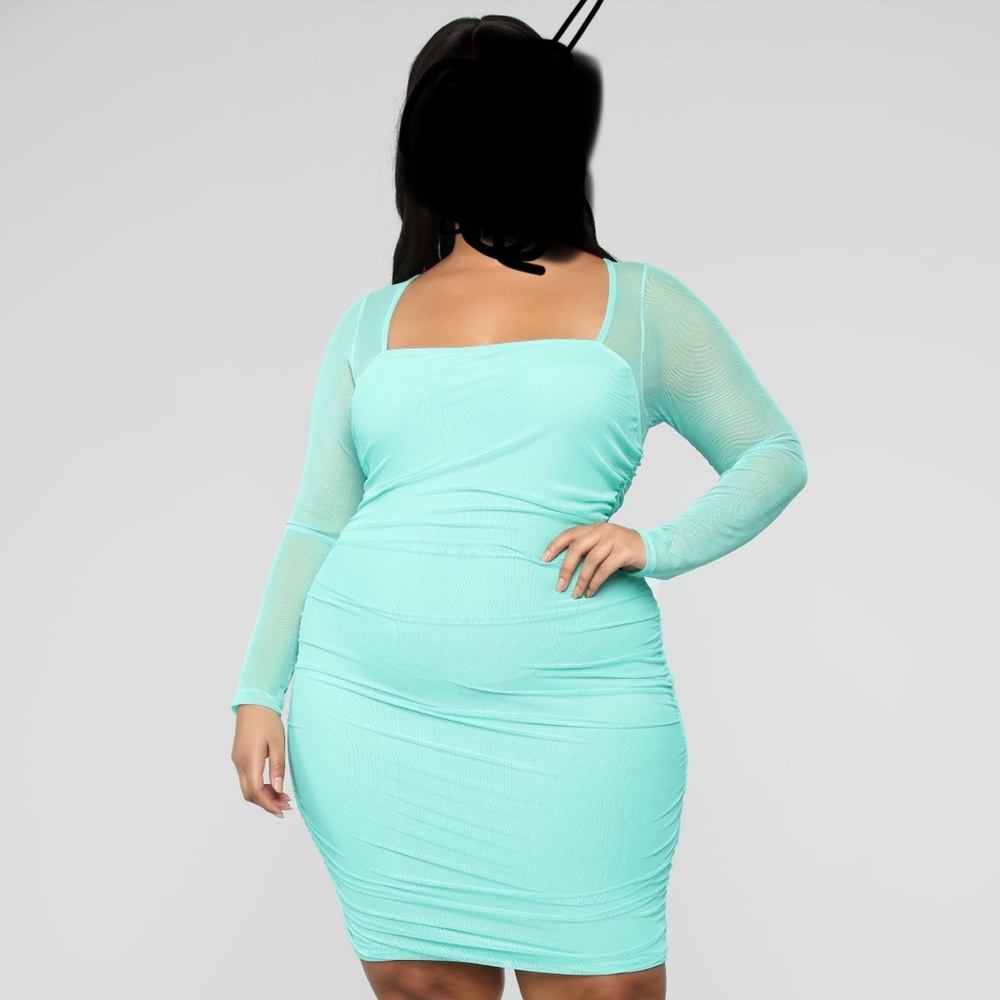 Tight fitted sheer dress